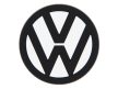VW "Volkswagen logó" és "Wolfsburg címer" puha mágnes, gumimágnes - 2 darabos készlet
