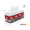 VW T1 buszos papírzsbkendö tartó hibiszkus-fehér