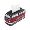   VW T1 busz neoprén papirzsebkendö tartó;fekete/piros;24 x 8,5 x 11 cm 