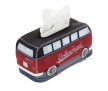 VW T1 busz neoprén papirzsebkendö tartó;fekete/piros;24 x 8,5 x 11 cm 