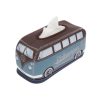   VW T1 buszos neoprén papirzsebkendö tartó;barna/kék;24 x 8,5 x 11 cm 