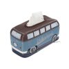   VW T1 buszos neoprén papirzsebkendö tartó;barna/kék;24 x 8,5 x 11 cm 