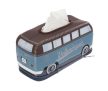 VW T1 buszos neoprén papirzsebkendö tartó;barna/kék;24 x 8,5 x 11 cm 