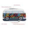VW T1 Bulli buszos papírzsebkendö tartó virágos