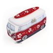 VW T1 busz univerzális 3D táska piros-hibiszkusz 30*14*12