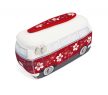 VW T1 busz univerzális 3D táska piros-hibiszkusz 30*14*12
