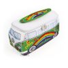   VW T1 busz 3d univerzális neoprén táska - zöld béke  30x14x12 cm 