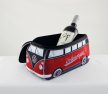 VW T1 busz 3d univerzális neoprén táska - piros fekete 30x14x12 cm 