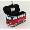   VW T1 busz 3d univerzális neoprén táska - piros fekete 30x14x12 cm 