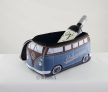 VW T1 buszos univerzális neoprén táska;30X14X12cm;barna-kék