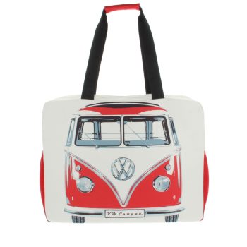 VW T1 buszos táska piros-fehér  49 x 14 x 39 cm / 27 Liter