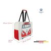 VW T1 buszos táska piros-fehér  49 x 14 x 39 cm / 27 Liter