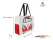 VW T1 buszos táska piros-fehér  49 x 14 x 39 cm / 27 Liter
