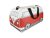 VW T1 buszos sporttáska,piros 50X25X26cm