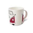 Kávésbögre T1 busz piros 400ml (porcelán)