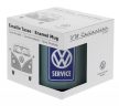 Zománcozott bögre 500ml vw service;kheki szín