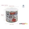 VW buszos,bélyeges zománcozott bögre, 370ml