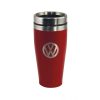 VW rozsdamentes acél thermo bögre 400ml piros