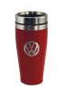 VW rozsdamentes acél thermo bögre 400ml piros