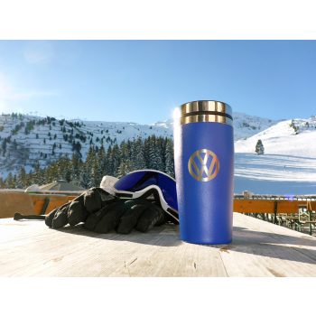 VW rozsdamentes acél thermo bögre 400ml kék