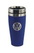 VW rozsdamentes acél thermo bögre 400ml kék