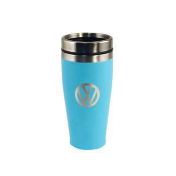 VW rozsdamentes termosz duplafalú 450 ml türkiz