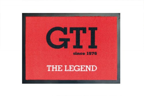 GTI lábtörlö szönyeg Legenda;piros-fekete