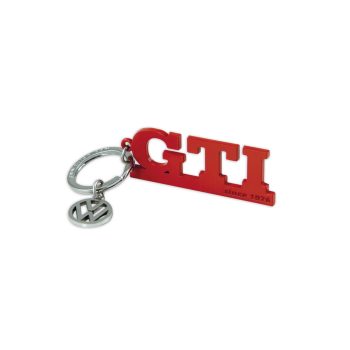 GTI kulcstartó 10*3 cm piros