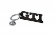 GTI kulcstartó 10*3cm  fekete