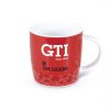 GTI piros porcelán bögre,370ml