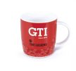 GTI piros porcelán bögre,370ml