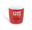 GTI piros porcelán bögre,370ml
