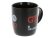 VW GTI porcelán bögre, fekete 370ml,vw licence
