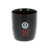 VW GTI porcelán bögre, fekete 370ml,vw licence