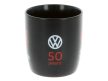 VW GTI porcelán bögre, fekete 370ml,vw licence