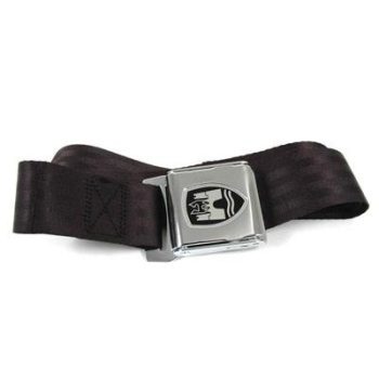   Biztonsági öv Fekete, 2 pontos, króm csattal, Bogár 1962-1965, T2 Split 1950-1967 