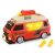 VW T3 Camper with lights, sounds, 3 projectiles, 28cm, the gun on top shoots plastic projectiles