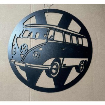 VW T1 buszos fakép 42cmX42cm