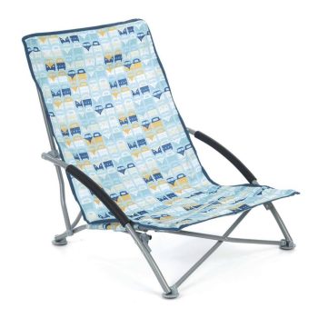 VW T1 bus camping chair 57x64x64cm blue (120kg)