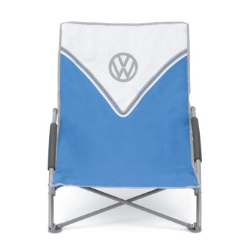 VW összecsukható nyugágyszék hordtáskával kék