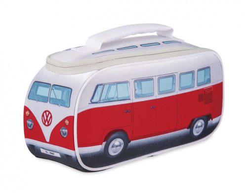 VW T1 buszos uzsonnás táska32*10*15,5 cm piros