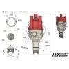   123 ignition, Gyújtáselosztó vákuumos elötolással, 912 (1965-1969), 914 (1970-1976), 356 (1950-1965) 