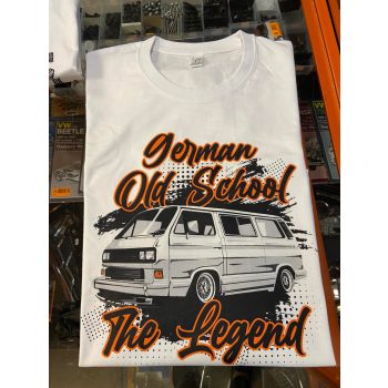   VW T3 The Legend T-shirt, white, sizes S-XXL, larger sizes available at a surcharge