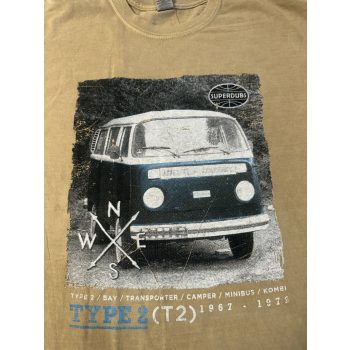VW T2 bus T-shirt, beige, size L