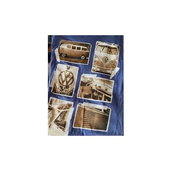  VW T1 bus t-shirt, dark blue, XL, L