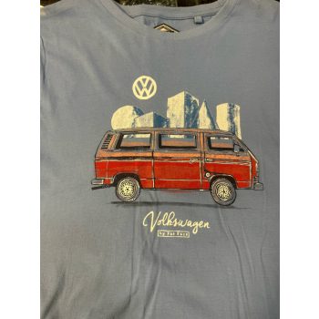 VW T3 T-shirt size L, medium blue