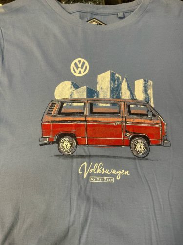VW T3 póló L méretben, középkék