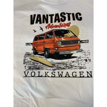   VW T3 Vantasic T-shirt, white color, size S-XXL, larger sizes available at an additional cost