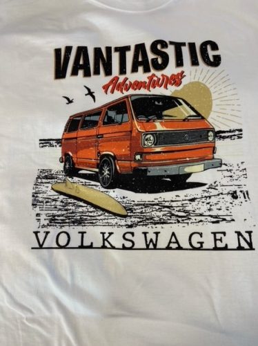 VW T3 Vantasic póló,fehér szín,S-XXL méret,nagyobb méret felárral rendelhetö