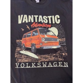   VW T3 Vantasic T-shirt, black, size S-XXL, larger sizes available at an additional cost